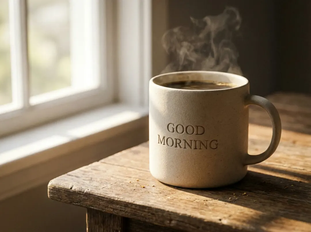 Text on a Mug