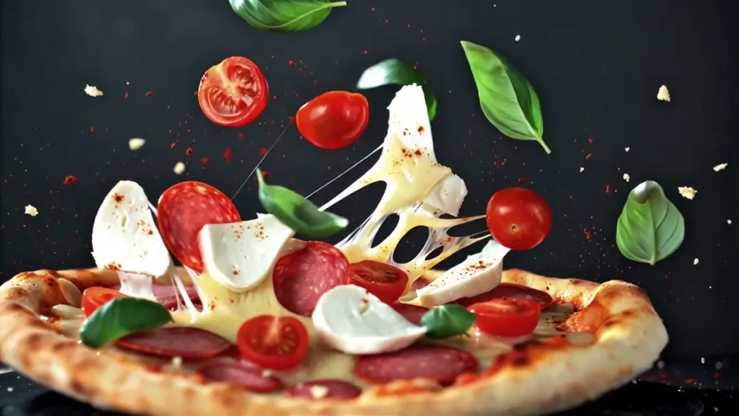 Slow-Motion Food Commercial